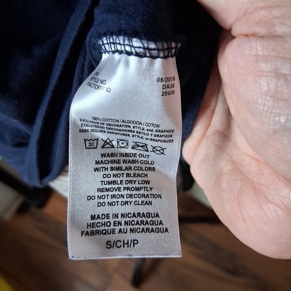 NFL Team Apparel Womens Small Navy Shirt - Picture 3 of 4